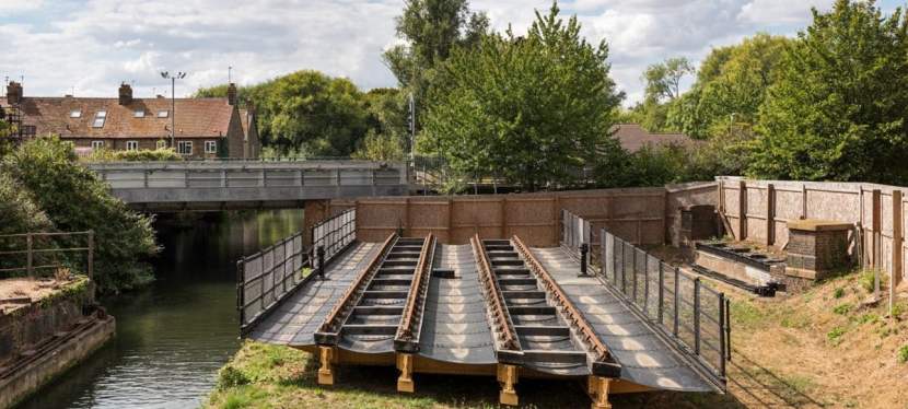 London Midland and Scottish Railway Swing Bridge&nbsp;Restored